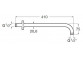 Dusch- Arm Wand- Roca Rainsesne, 400mm, czarne