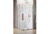 Tür Dusch- rechts Radaway Furo Brushed Copper KDD 80, Schiebe-, 800x2000mm, Glas transparent, miedź szczotkowana