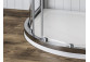 Duschkabine Ravak Blix Slim BLSRV2K+BLSRV2K, złożona z dwóch sztuk Tür prysznicowych, 90x90x195 cm, Glas transparent z warstwą AntiCalc, profil Chrom glänzend