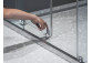 Duschkabine Ravak Blix Slim BLSRV2K+BLSRV2K, złożona z dwóch sztuk Tür prysznicowych, 90x90x195 cm, Glas transparent z warstwą AntiCalc, profil Chrom glänzend