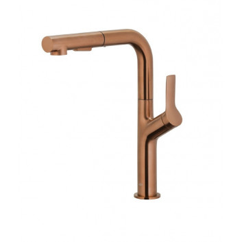 Dusch-set KFA Malaga Brushed Rose Gold Brause- mit Armatur termostatyczną - miedź szczotkowana PVD