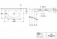 Waschtisch mit unterschrank Villeroy & Boch Antao rechteckig 100x50 cm, , ohne Überlauf, mit Schicht CeramicPlus - weiß