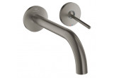 Waschtischarmatur Grohe Atrio Unterputz 22,1 cm, mit 2-Anschlüssen - brushed hard graphite