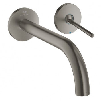 Brausearmatur Grohe Atrio Unterputz, thermostatisch, do obsługi dwóch wyjść wody - brushed hard graphite