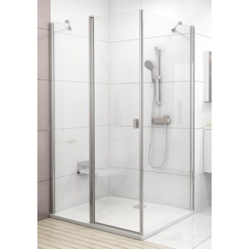 Ścianka stała CPS-80 Ravak Chrome, połysk + transparent- sanitbuy.pl