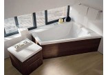 Badewanne Duravit Paiova Eck- rechts 170x130 cm