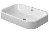 Aufsatzwaschtisch, Duravit Happy D. 60 cm, bezotworowa, Weiß Alpin