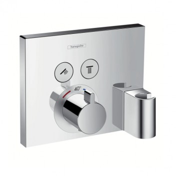 Bateria prysznicowa termostatyczna Hansgrohe ShowerSelect, podtynkowa, element zewnętrzny- sanitbuy.pl