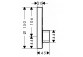 Bateria prysznicowa termostatyczna Hansgrohe ShowerSelect S, podtynkowa, element zewnętrzny- sanitbuy.pl