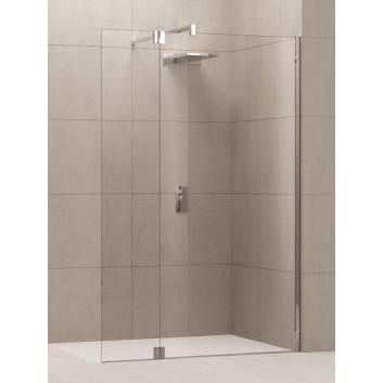 Ścianka prysznicowa Novellini Giada H stała 80 cm- sanitbuy.pl