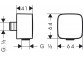 Przyłącze kątowe Fixfit Hansgrohe - sanitbuy.pl