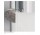 Kabine Sanswiss PUR pue2p wejście Narożne 90x90 cm, Teil links, profil Chrom, Glas z pasem satynowym ( z profilem przyściennym)