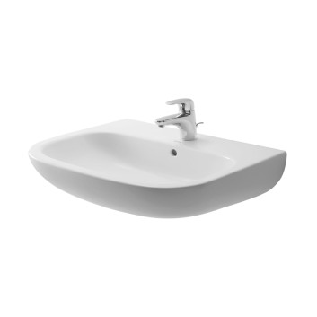 Umywalka Duravit D-Code 550x500 mm z otworem na baterię- sanitbuy.pl