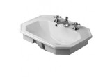 Waschtisch Duravit 1930 Series Aufsatz 58x47 cm mit einem Hahnloch