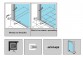 tür suwane huppe aura elegance , 900 x 900 mm, glas silbern matt , transparent- sanitbuy.pl