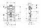 System podtynkowy Geberit Duofix H112 do WC wiszącego, UP720, Sigma 8 cm- sanitbuy.pl