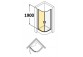 Tür dusch- huppe design 501 - schwing-, b 1000mm- sanitbuy.pl