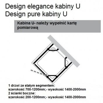 Tür dusch- huppe design 501 - falt-, b 800 mm- sanitbuy.pl