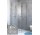 Kabine Radaway Fuenta New KDD-B 90x90 cm (typ - BIFOLD), Chrom, transparentes Glas EasyClean, 384071-01-01L+384071-01-01R