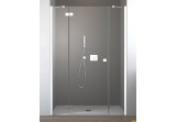 Tür für die Nische z dwiema ściankami stałymi Essenza New DWJS 110 cm, LEWE, Chrom, transparentes Glas EasyClean