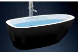 Badewanne MARCOONI VFA-21 BL 170x85 cm, freistehend, schwarz