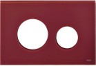 Obudowa Glas- TECEloop do kompletowania z przyciskami - rubinowa czerwień