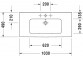 Waschtischduravit Darling new 550x480 mm, mit 1 Anschluss- sanitbuy.pl