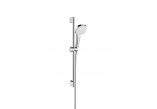 Dusch-set Hansgrohe Croma Select E 1jet 90 cm, wielkość główki prysznicowej 11 cm, EcoSmart 9 l/min, weiß/Chrom