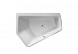 Badewanne Acryl- Duravit Paiova 190x140 cm Eck- links