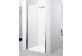 Tür prysznicowej für die Nische Novellini Young 2.0 1B 80 einflügelig, zakres regulacji 77-81 cm, profil Chrom, transparentes Glas