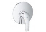 Brausearmatur Grohe Eurosmart zur Wandmontage, Chrom, Einhebel-, 1-odbiornik