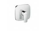 Brausearmatur 1-uchwytowa Hansgrohe Talis E Unterputz, el. zewnętrzny, Chrom, HighFlow 1-odbiornik, 71768000