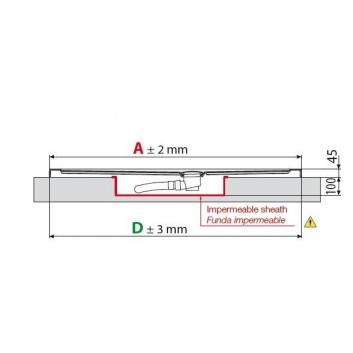 Duschwanne Novellini Olympic 120x80 cm - niedrig- sanitbuy.pl