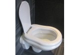 Becken Kerasan Retro 38x50 cm, hängend + WC-Sitz mit Softclosing z zawiasami Chrom