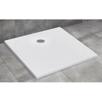 Duschwanne Radaway Zantos C weiß, 80 x 80 cm, antypoślizgowy, - sanitbuy.pl
