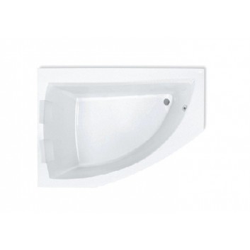 Eck-badewanne asymmetrisch Roca Easy links, weiß, Acryl-, 160 x 90 cm, Füße w zestawie- sanitbuy.pl