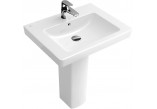 Waschtisch rechteckig Villeroy & Boch 2.0 weiß alpin CeramicPlus, 55 x 44 cm, für Armatur mit 3 Anschlüssen- sanitbuy.pl