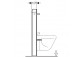 Hygiene set Geberit Monolith do WC wiszącego, weiß/aluminium, H101, Halterung 18/23 cm- sanitbuy.pl