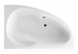 Asymmetrische badewanne, Eck- Excellent Newa 160 x 94,8 cm, Acryl-, weiß, rechts - sanitbuy.pl