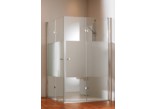 Drzwi prysznicowe Huppe Design 501 - składane, szer. 750 mm, szkło z powłoką Anti-Plaque- sanitbuy.pl