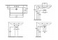 Waschtisch mit unterschrank, rechteckig Villeroy & Boch weiß Alpin, 100 x 47 x 16,5 cm, Überlauf, 2 otwory na baterię- sanitbuy.pl