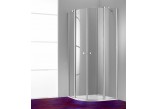 Drzwi prysznicowe Huppe Design 501 - skrzydłowe ze stałym segmentem, szer. 800mm- sanitbuy.pl