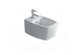 Bidet hängend Galassia Midas weiß, 52 x 38 x 25 cm, Überlauf, Hahnloch