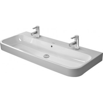 Waschtisch mit unterschrank Duravit Happy D., 100 cm, mit 1-Anschluss, Weiß Alpin WonderGliss- sanitbuy.pl