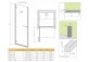 Tür wnękowe Radaway Arta DWJ I 70cm links Chrom, Glas transparent- sanitbuy.pl