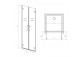 Tür wnękowe 40 cm rechts Glas transparent Radaway Arta DWD - sanitbuy.pl
