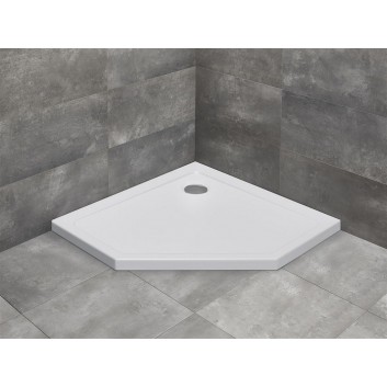 Pięciokątny Duschwanne z wypełnieniem 90x90cm Radaway Doros Plus PT- sanitbuy.pl