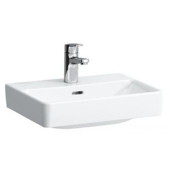 Waschtisch zur Wandmontage 45x34cm mit Hahnloch in der Mitte, weiß Laufen Pro S- sanitbuy.pl