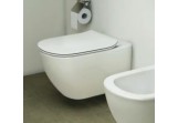 Wand-wc Ideal Standard Tesi AquaBlade 53,5x36,5 cm weiß + WC-Sitz typu Thin, mit Softclosing