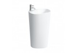Monolityczna Waschtisch freistehend Laufen Palomba zur Wandmontage ze zintegrowanym postumentem z 1 otworem 395x520x900 mm weiß - sanitbuy.pl